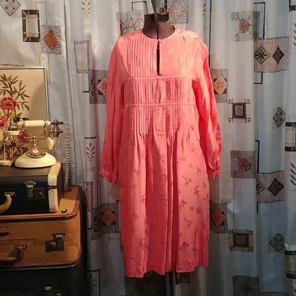 Vintage Coral Bamboo dress - Picture 5 of 8